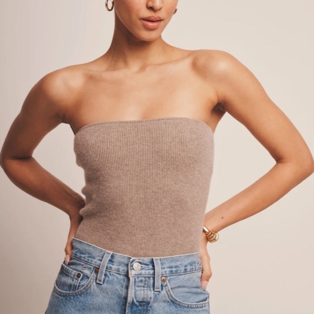 NAADAM signature Cashmere Crop Sleeveless Top Size 2X 51790